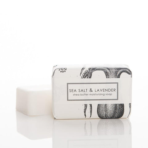Sea Salt & Lavender Scented 6 oz Shea Butter Bar Soap By Formulary 55