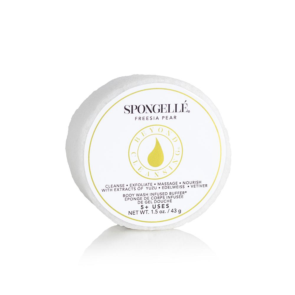 Spongette Bath Sponge – Freesia Pear By Spongelle
