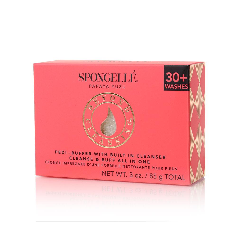 Pedi Buffer – Papaya Yuzu By Spongelle