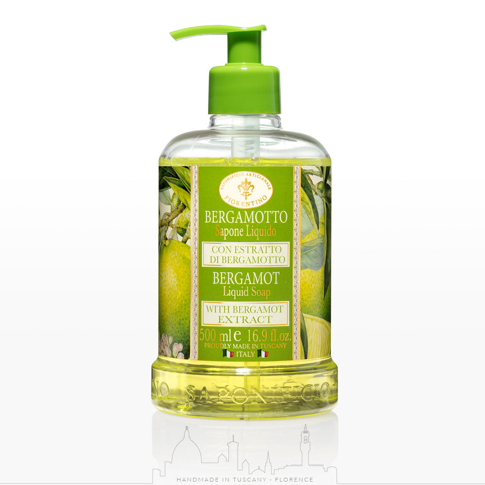 Bergamot (Bergamotto) Scented Liquid Hand Soap 16.9 oz (500ml)