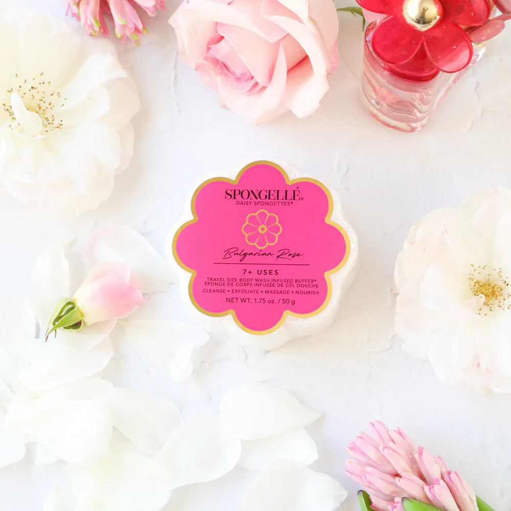 Spongette Bath Sponge – Bulgarian Rose