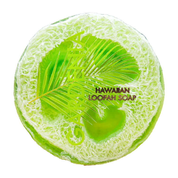 Gardenia Scented 4.7 oz Hawaiian Loofah Soap By Maui Soap Company
