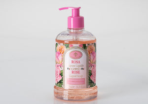 Rose (Rosa) Scented Liquid Hand Soap 16.9 oz (500ml)