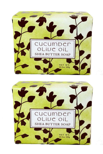 Cucumber Olive Scented Bar Soap 10.5 oz 2 Pack