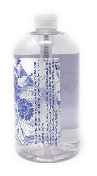 Lavender Chamomile Liquid Hand Soap 16 fl oz Ingredients