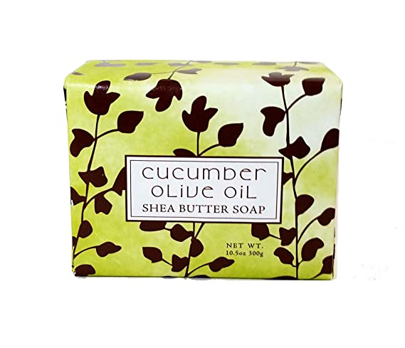 Cucumber Olive Scented Bar Soap 10.5 oz