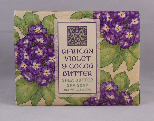 African Violet & Cocoa Butter Bar Soap 10.5 oz