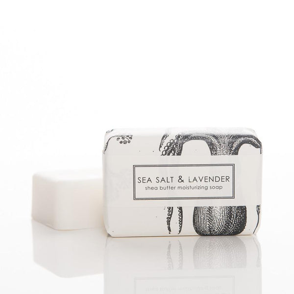Sea Salt & Lavender Scented 6 oz Shea Butter Bar Soap By Formulary 55