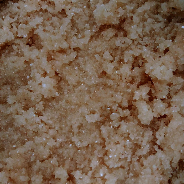 Bourbon Scented 10.5 Oz Body Scrub Close Up