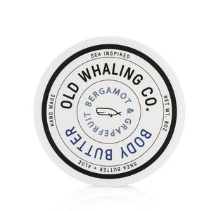 Bergamot & Grapefruit Scented 8 oz Body Butter By Old Whaling Company