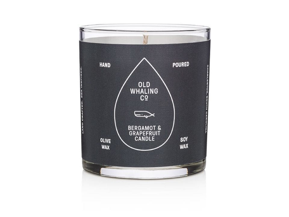 Bergamot & Grapefruit Scented 7 oz Candle By Old Whaling Company