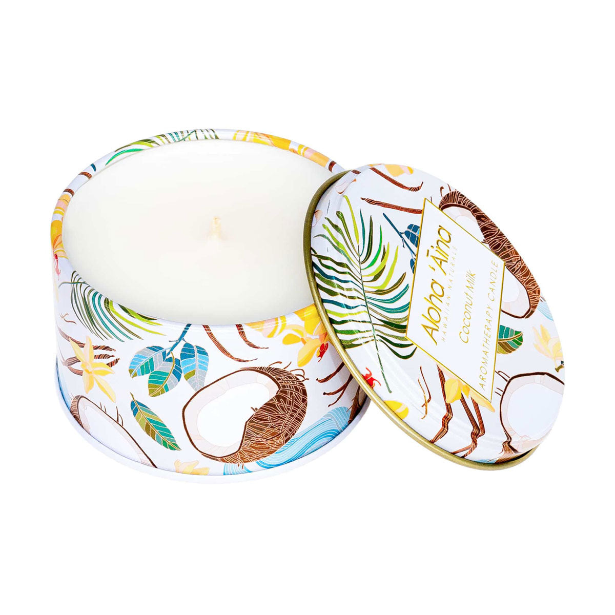 Aloha 'Aina Coconut Milk Scented Hawaiian Aromatherapy Candle