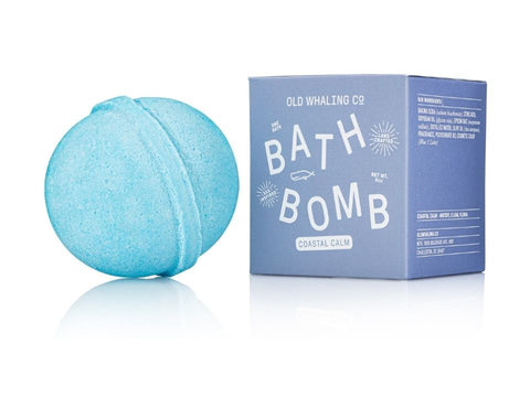 Coastal Calm Scented 8 oz Bath Bomb By Old Whaling Company