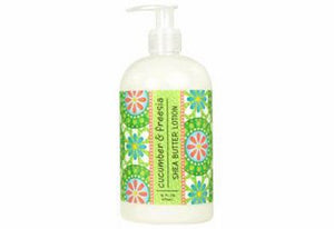 Cucumber & Freesia Scented Shea Butter Lotion 16 oz