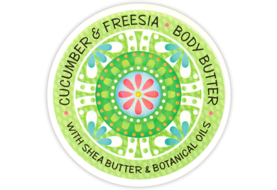 Cucumber & Freesia Scented Body Butter 8 oz