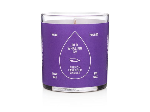 French Lavender Scented 7 oz Candle By Old Whaling Company