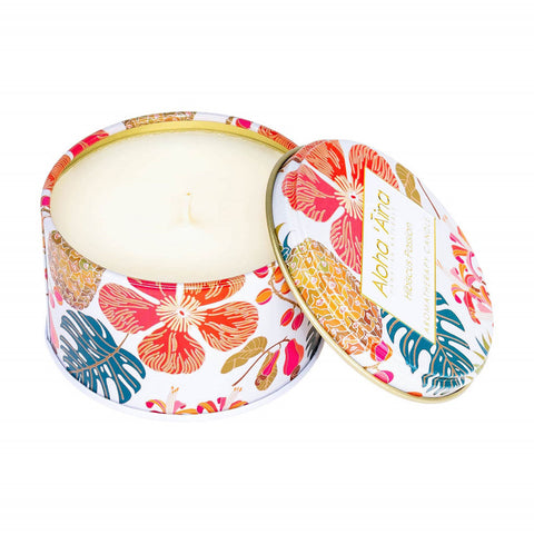 Aloha 'Aina Hibiscus Passion Scented Hawaiian Aromatherapy Candle