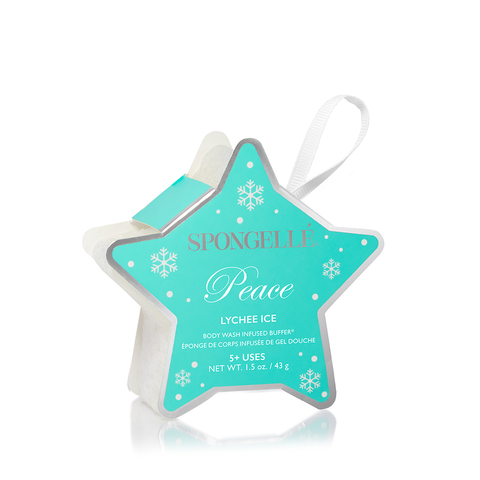 Holiday Star Ornament – Peace (Lychee Ice)