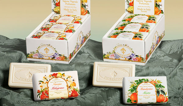 Mandarin and Mint (Mandarino e Menta) Scented 8.81 oz Soap Bar Incontri Collection
