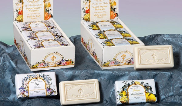 Iris and Westeria (Iris e Glicine) Scented 8.81 oz Soap Bar Incontri Collection