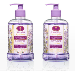 Lavender (Lavanda) Scented Liquid Hand Soap 16.9 oz (2 Pack)