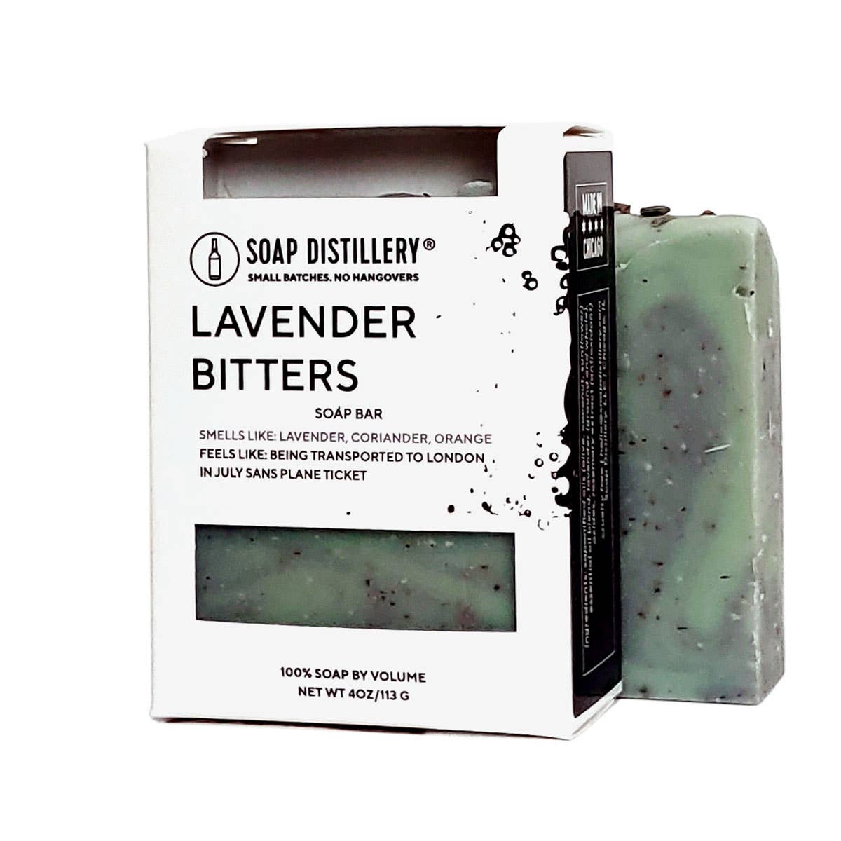 Lavender Bitters Scented 4 oz Bar Soap