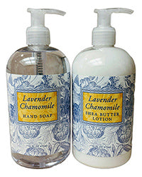 Lavender Chamomile Scented Liquid Hand Soap & Lotion Combo Pack 16 oz Each