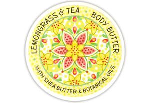 Lemongrass & Tea Scented Body Butter 8 oz