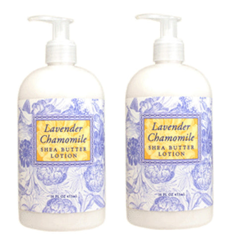 Lavender Chamomile Scented Shea Butter Lotion 16 oz ( 2 Pack)