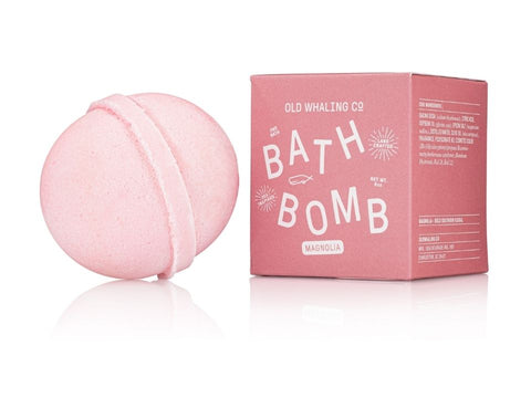 Magnolia Scented 8 oz Bath Bomb By Old Whaling Company