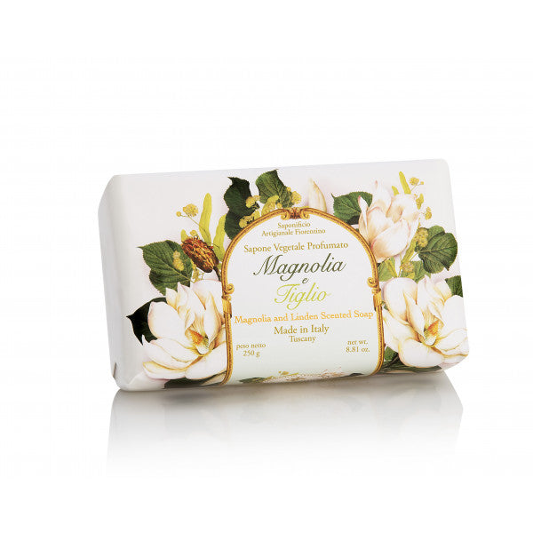 Magnolia and Linden (Magnolia e Tiglio) Scented 8.81 oz Soap Bar