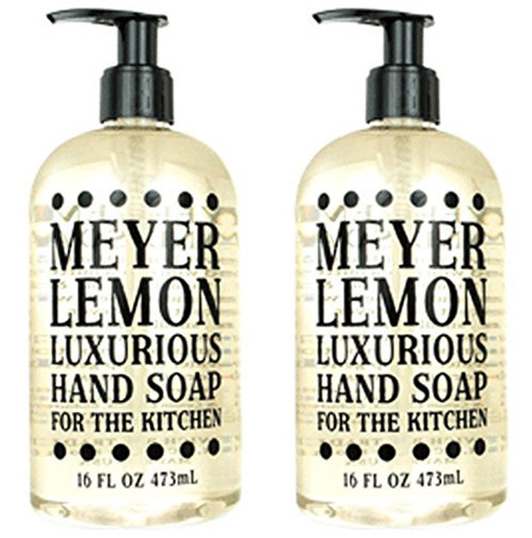 Meyer Lemon Scented Liquid Hand Soap 16 oz (2 Pack)