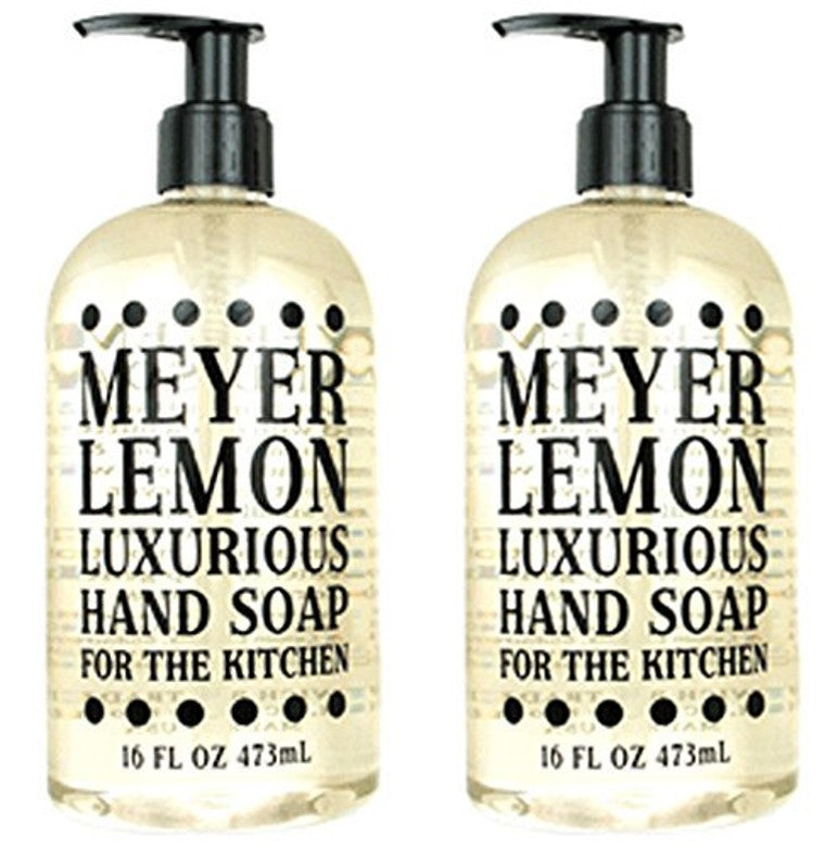 Meyer Lemon Scented Liquid Hand Soap 16 oz (2 Pack)