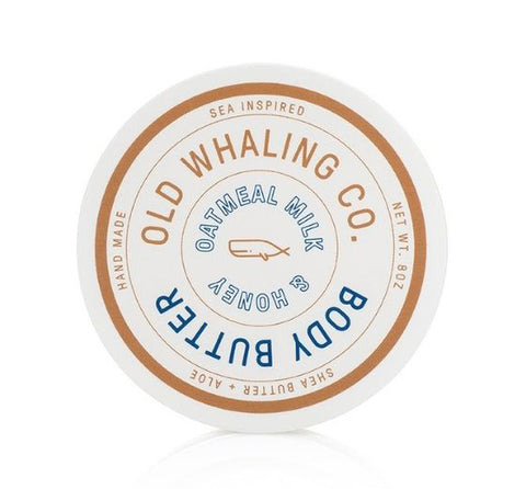 Oatmeal Milk & Honey Scented 8 oz Body Butter By Old Whaling Company