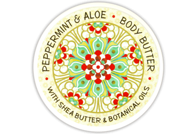 Peppermint & Aloe Scented Body Butter 8 oz