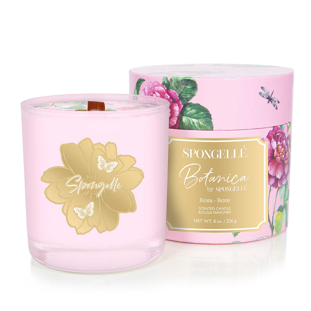 Botanica Collection Candle - Rose By Spongelle
