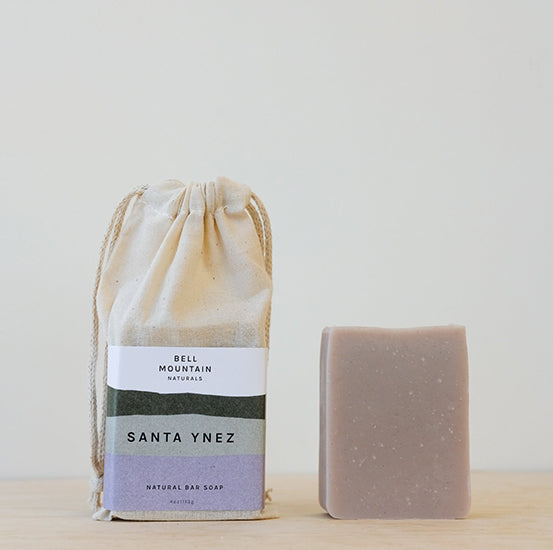 Santa Ynez (Lavender & Cedar) Natural Bar Soap, 4 oz By Bell Mountain Naturals