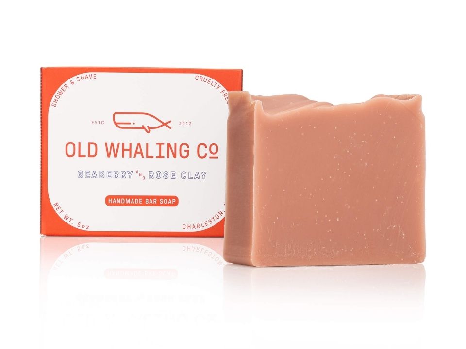 Seaberry & Rose Clay Scented 5 oz Bar Soap By Old Whaling Company