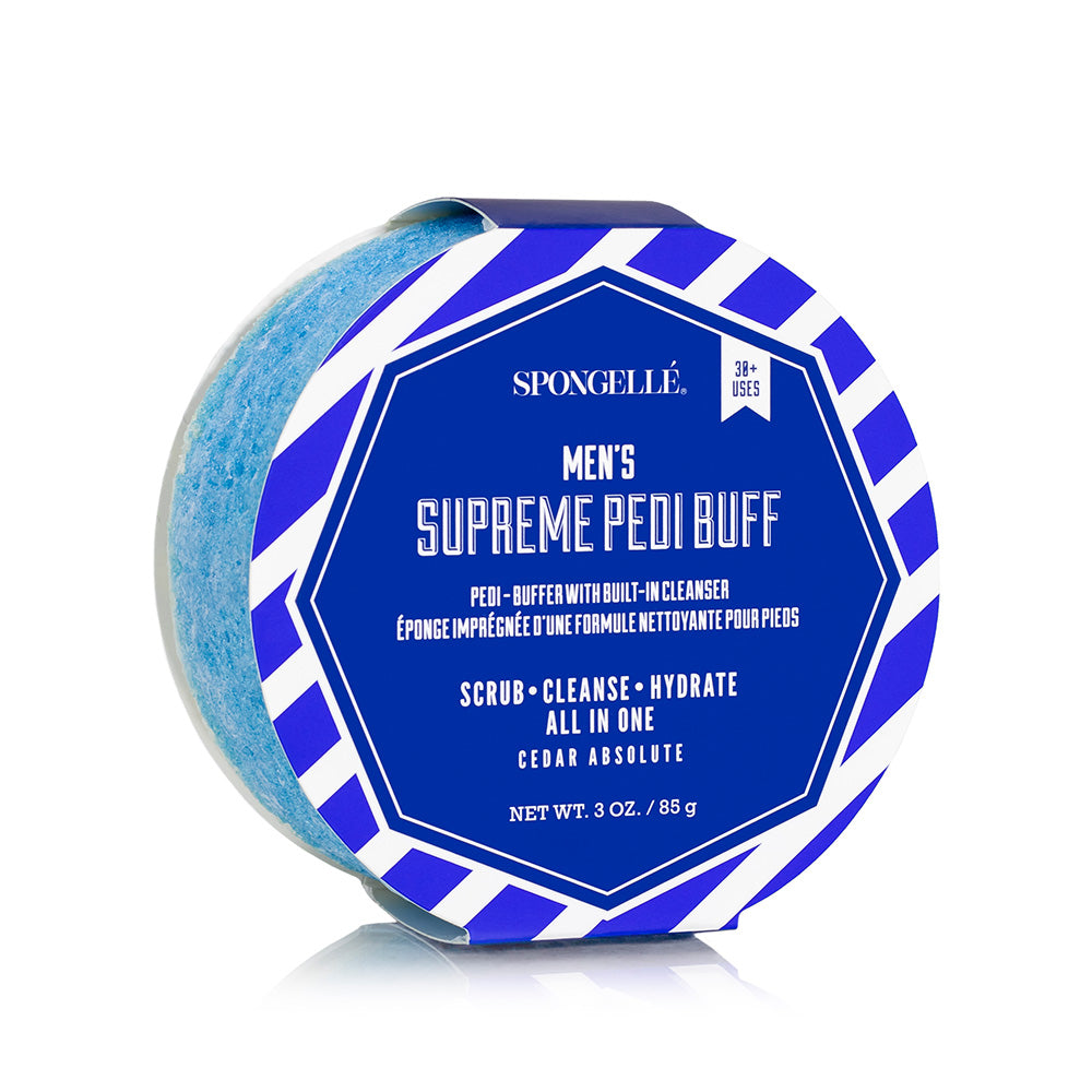 Men’s Supreme Pedi Buffer – Cedar Absolute By Spongelle