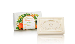 Mandarin and Mint (Mandarino e Menta) Scented 8.81 oz Soap Bar By Saponificio Artigianale Fiorentino 