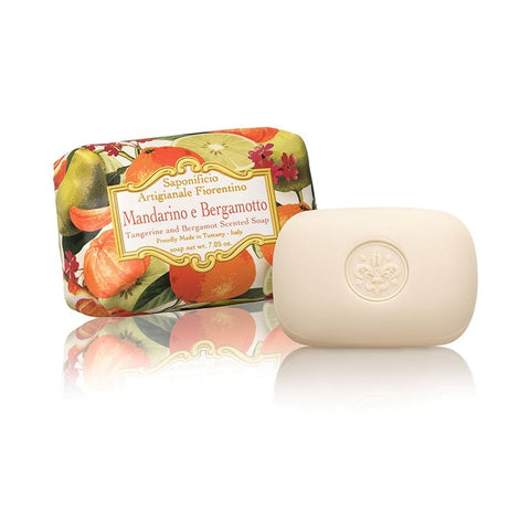 Tangerine and Bergamot (Mandarino e Bergamotto) Single Soap