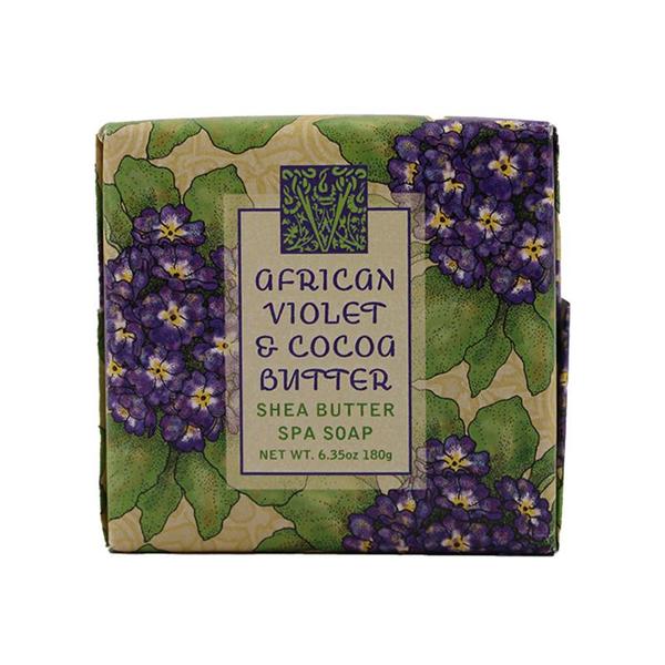African Violet & Cocoa Butter Bar Soap 6.35 oz