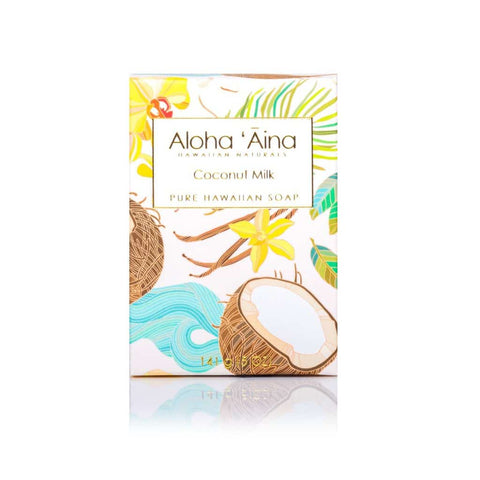 Aloha ‘Aina Coconut Milk Scented 5 oz Hawaiian Aromatherapy Pure Soap Bar