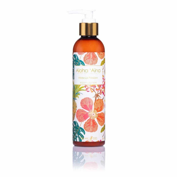 Aloha ‘Aina Hibiscus Passion Scented 8 oz Hawaiian Aromatherapy Pure Body Lotion