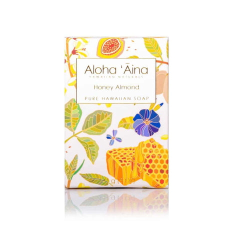 Aloha ‘Aina Honey Almond Scented 5 oz Hawaiian Aromatherapy Pure Soap Bar