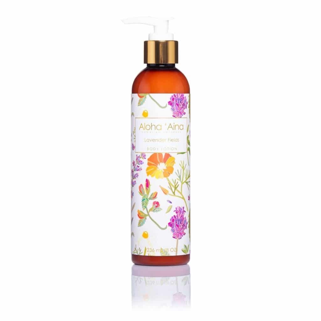 Aloha ‘Aina Lavender Fields Scented 8 oz Hawaiian Aromatherapy Pure Body Lotion