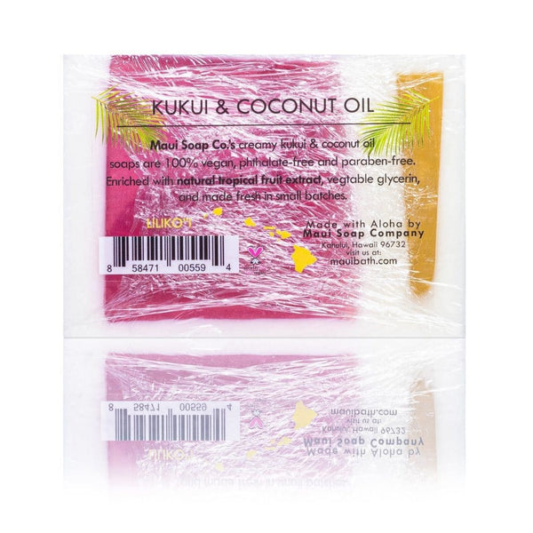 Liliko’i Scented 6 oz Hawaiian Bar Soap Back Of Bar