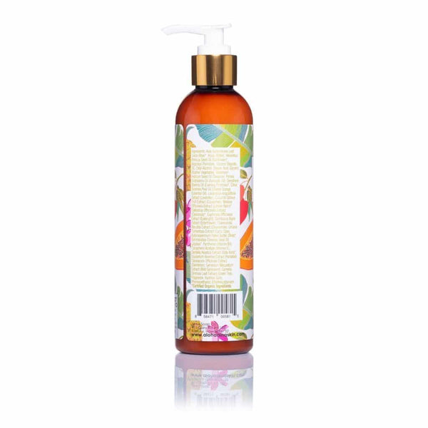 Aloha ‘Aina Plumeria Nectar Scented 8 oz Hawaiian Aromatherapy Pure Body Lotion Back Label