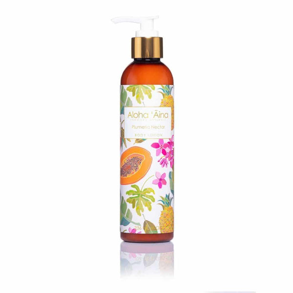 Aloha ‘Aina Plumeria Nectar Scented 8 oz Hawaiian Aromatherapy Pure Body Lotion