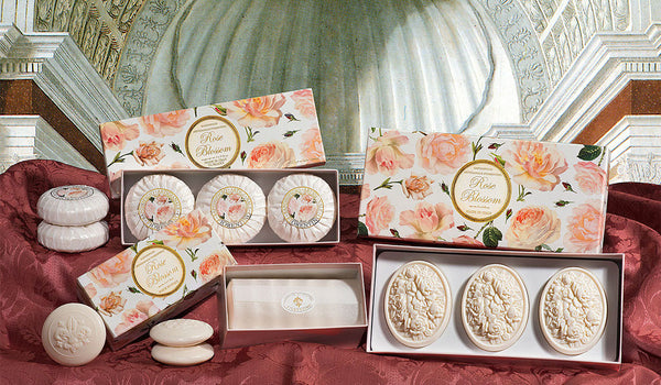 Rose Blossom Scented Soap Collectin By Saponificio Artigianale Fiorentino
